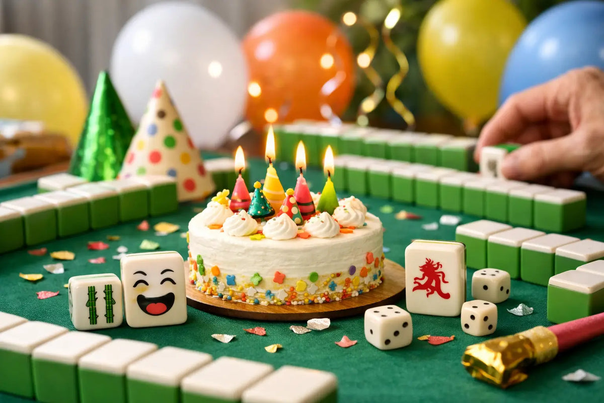 Funny Happy Birthday Mahjong GIFs for Players