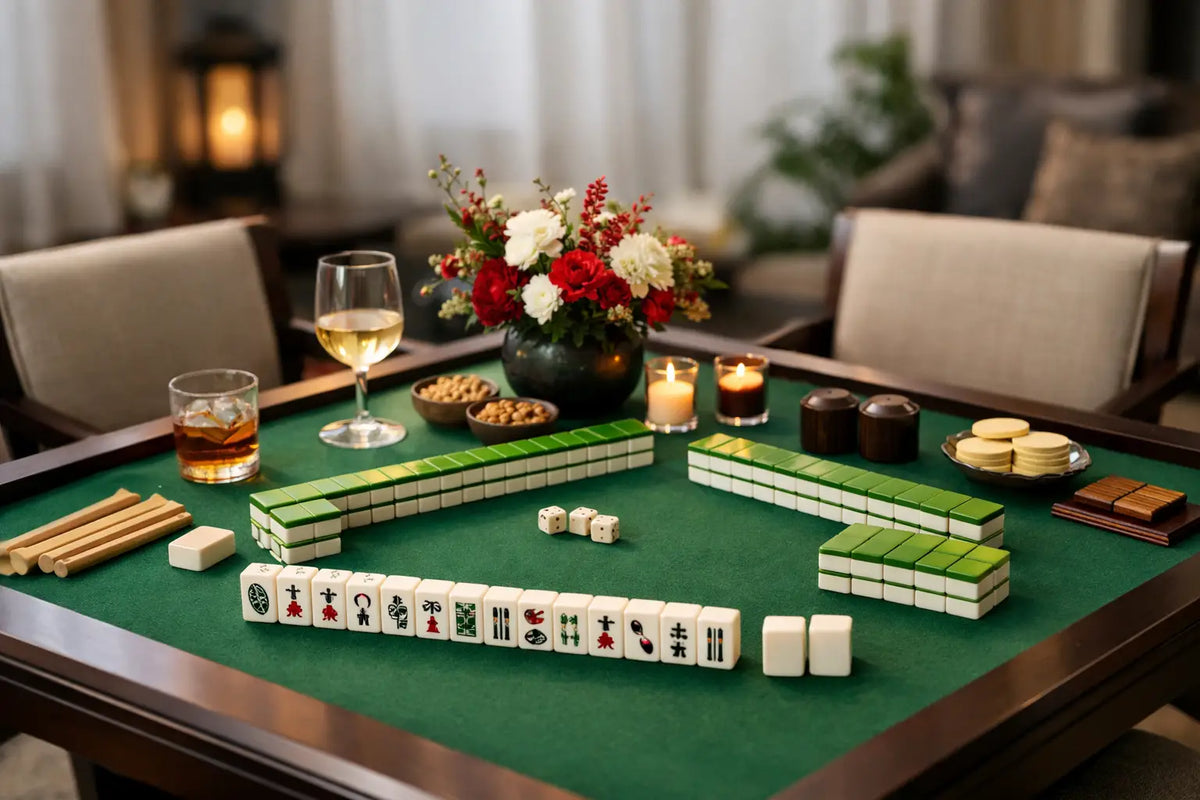 How To Decorate Mahjong Table for Game Night