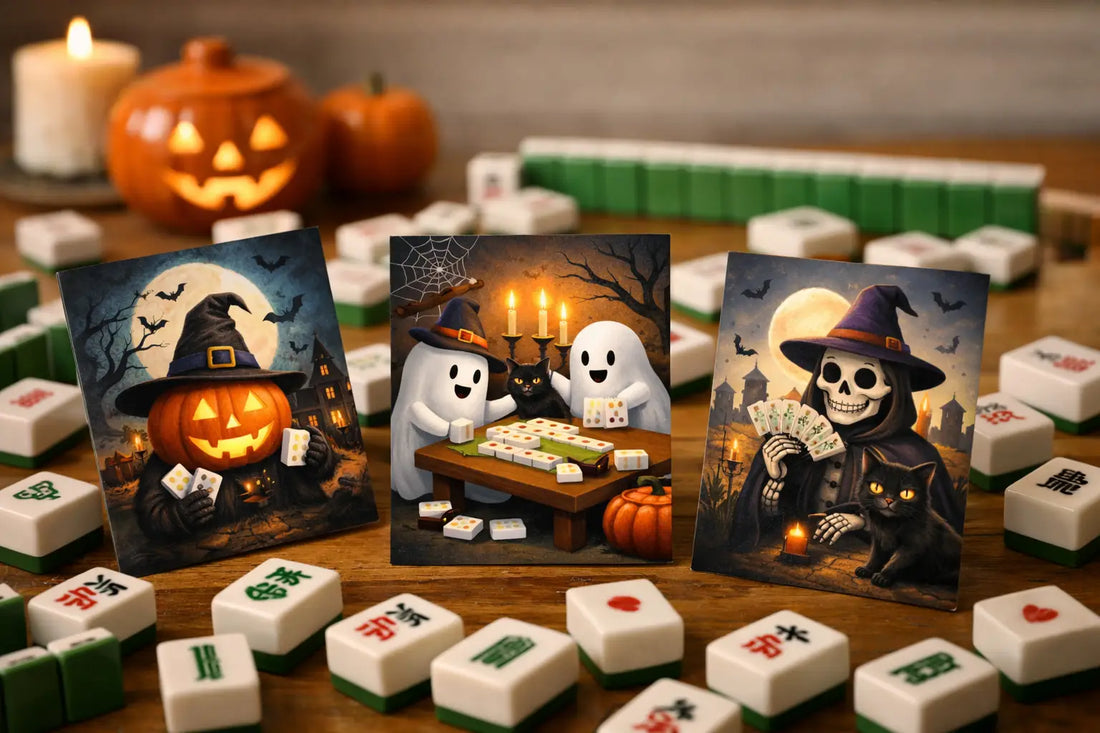 Funny Halloween Cards for Your Favorite Mahjong Friends