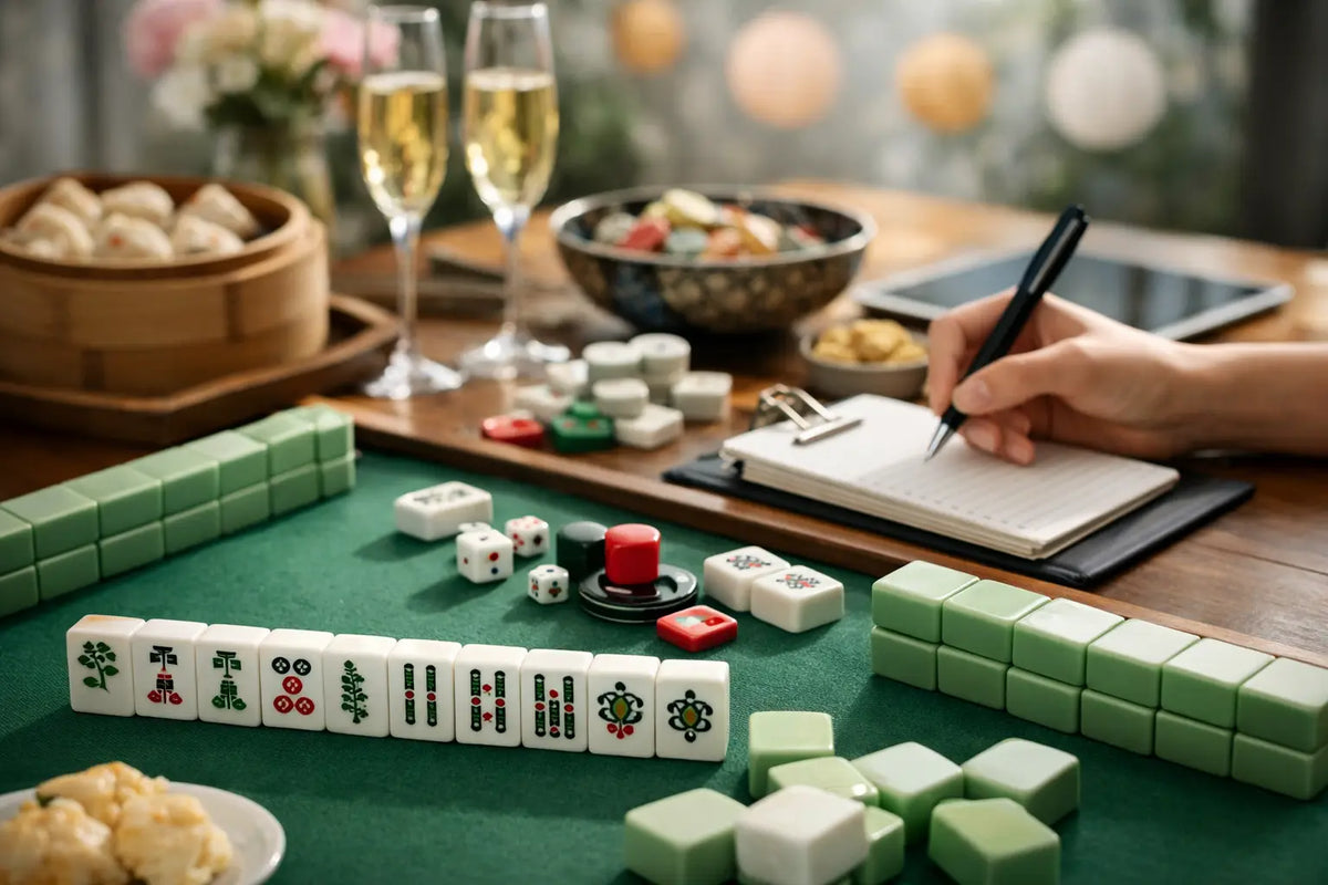 Mahjong Party Event Planner for a Winning Table