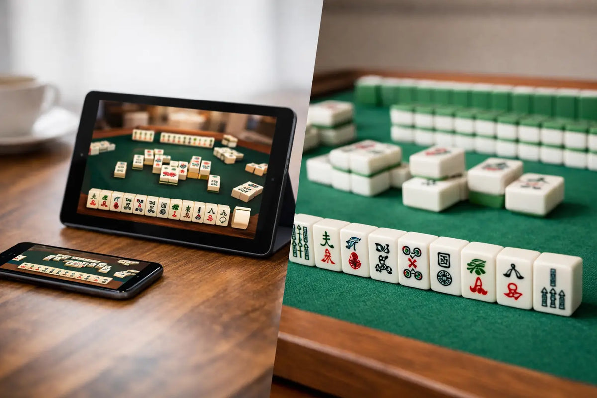 Digital Mahjong Cards vs Physical Cards Compared
