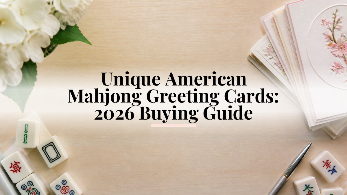 Unique American Mahjong Greeting Cards: 2026 Buying Guide