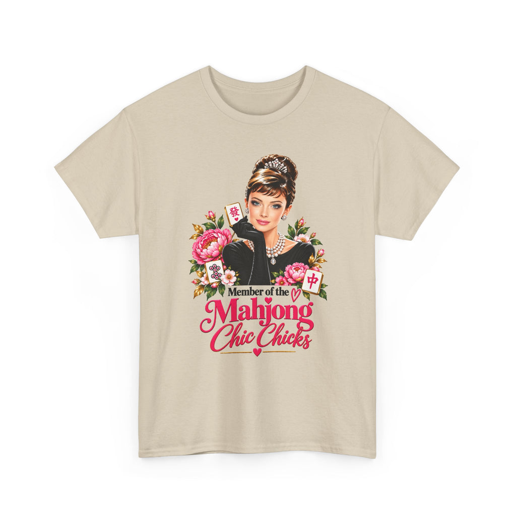 Mahjong Chic Chicks Tee | Vintage Glam Mahjong Graphic Shirt