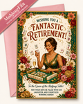Funny Mahjong Retirement Card