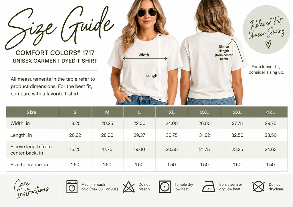 Custom Comfort Colors Tee | Personalized Text Message T-Shirt