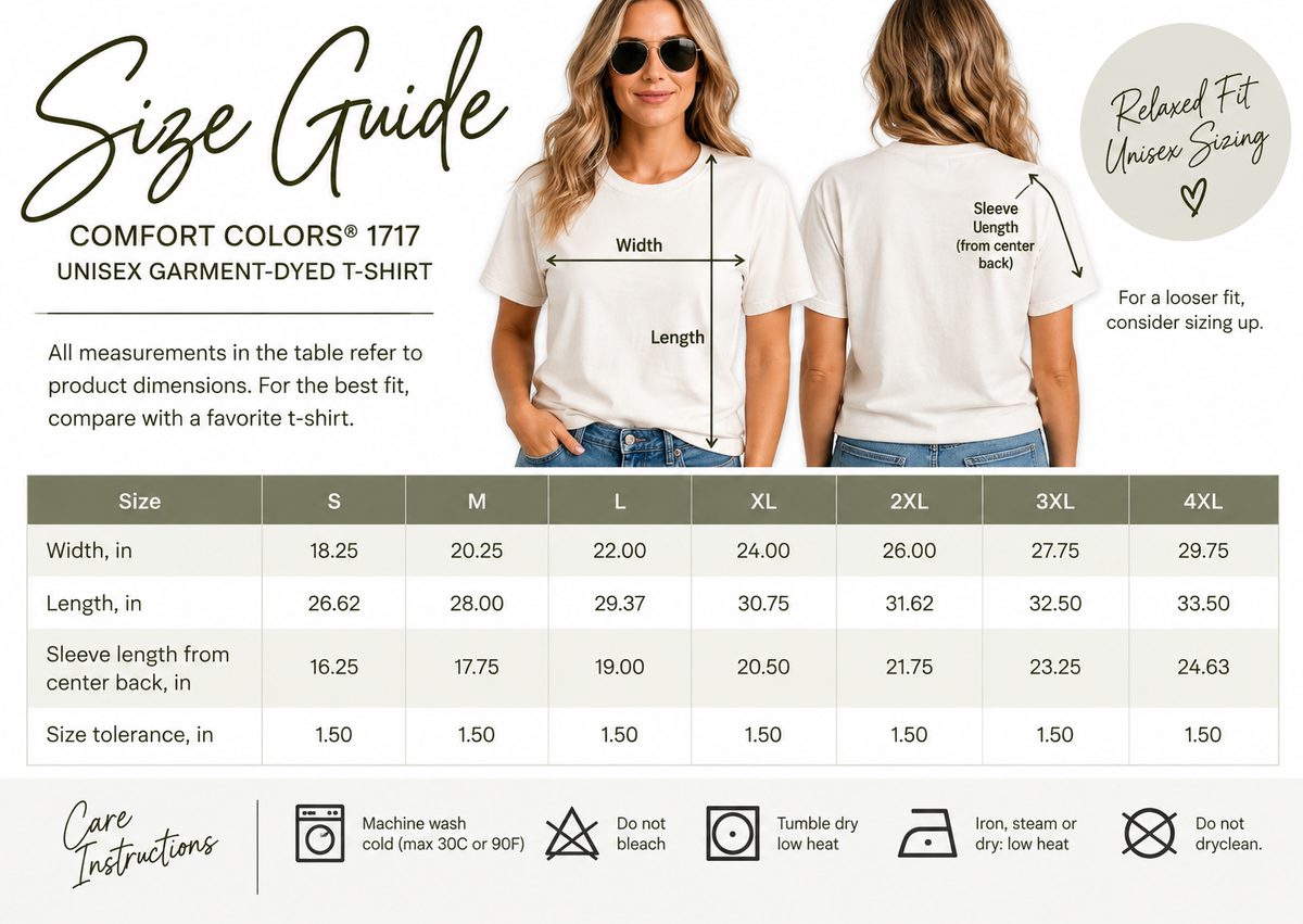 Custom Comfort Colors Tee | Personalized Text Message T-Shirt