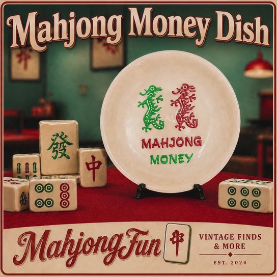 Mahjong Money Dish | Mahjong Coin Dish | Mahjong Accessories | Mahjong Gift for Women | Mahjong Table Accessory | Mahjong Player Gift